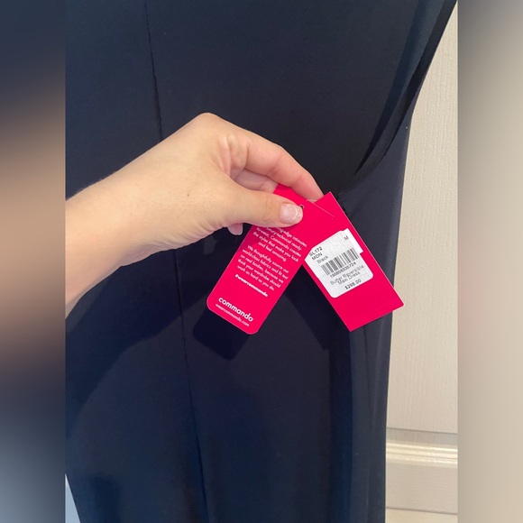 COMMANDO Butter Reversible Maxi Dress Black Size M - Picture 5 of 6